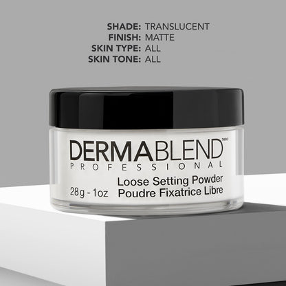 Dermablend Loose Setting Powder, Translucent, 1 Oz