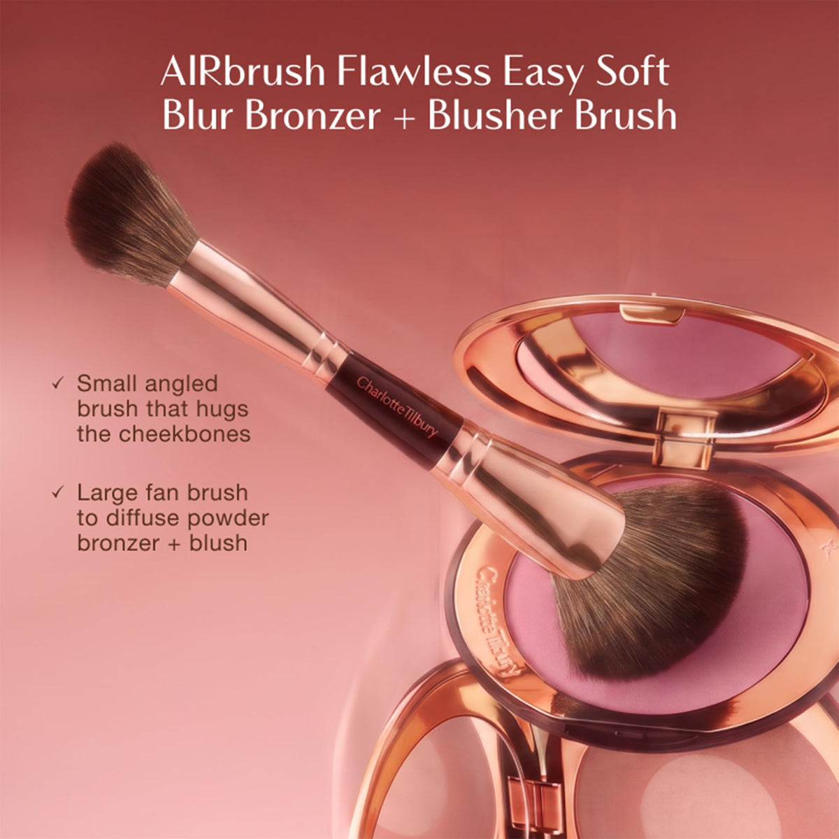 Charlotte Tilbury Airbrush Flawless Blush Blur - Powder Color for Cheeks