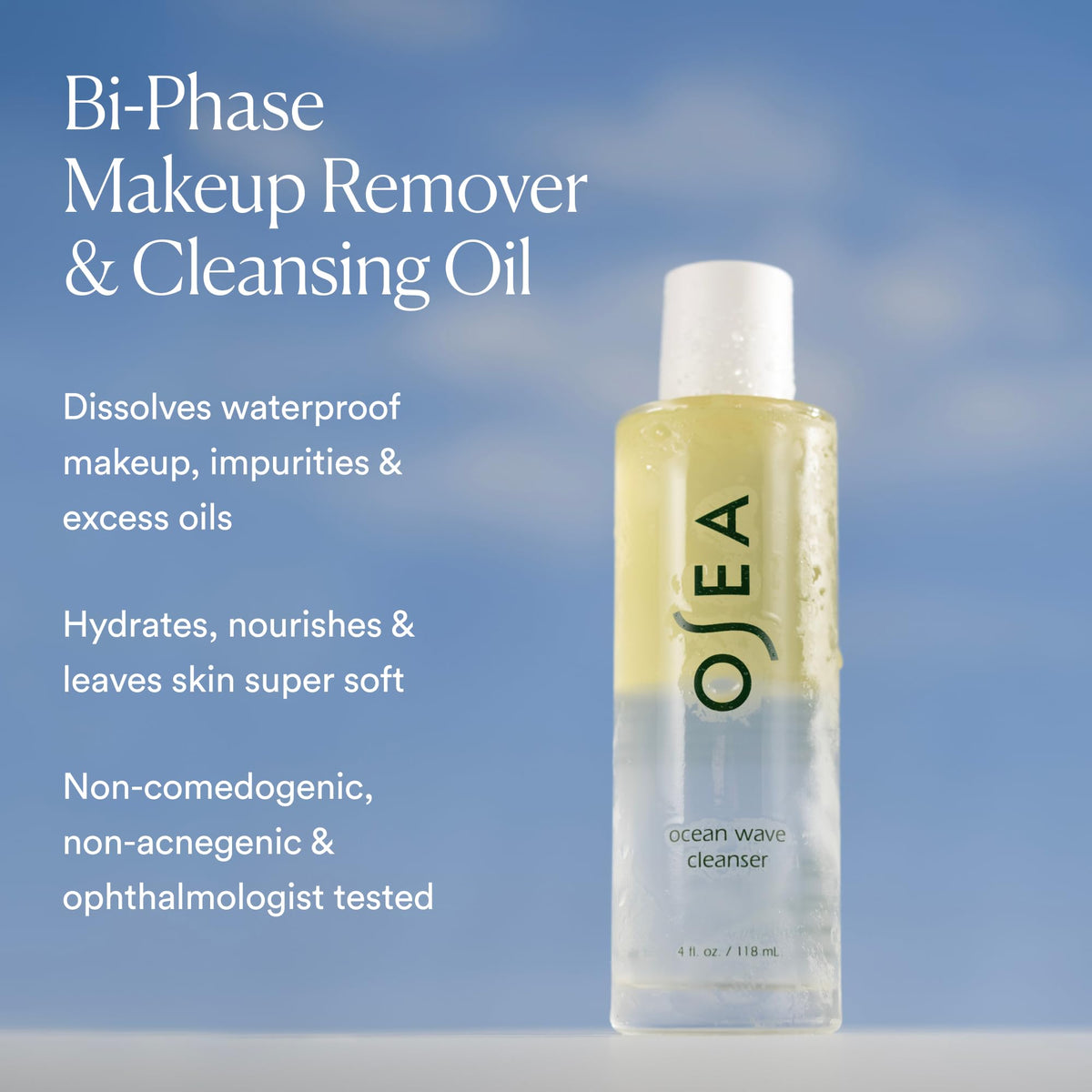 OSEA Ocean Wave Cleanser, Bi-Phase Cleansing Oil, 4 fl oz