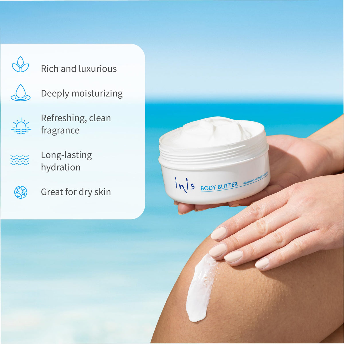 Inis the Energy of the Sea Rejuvenating Body Butter, Body Cream, 10.1 fl oz