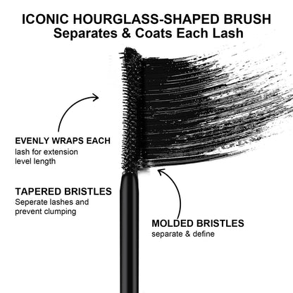 MYSTER ROSEY Mascara for Older Women, Tubing Mascara Black