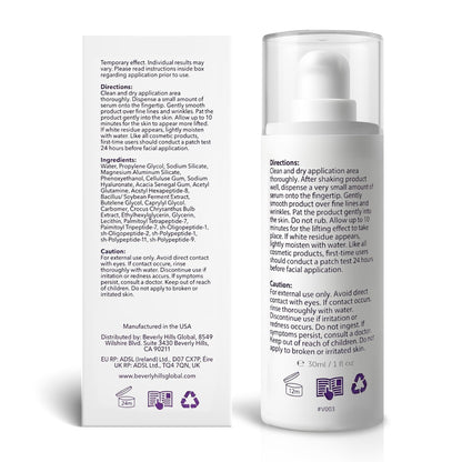 Beverly Hills Instant Facelift Anti Aging Eye Serum Treatment for Dark Circles, Puffy Eyes, Wrinkles, Under Eye Bags, Fine Lines, and Crows Feet | 30mL (120 Days Supply)