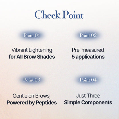 COSNORI Easy Brow Mood Changer Cloud Taupe – Korean Brow Tinting Kit, Soft Ash Brown Shade, Natural-Looking Brows, Gentle Formula, At-Home Application, 5 Applications