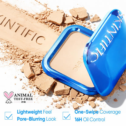 SKINTIFIC Ultra Cover Powder Foundation For Oily Skin 03 Petal