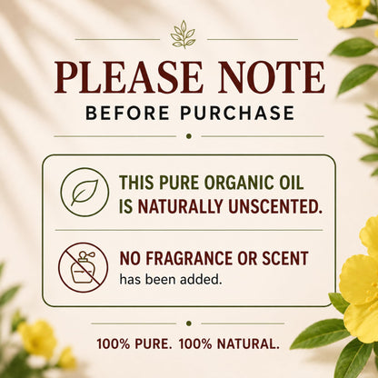 LILIVITE Evening Primrose Oil, Cold Pressed, Unrefined, USA Grown, 4 fl oz