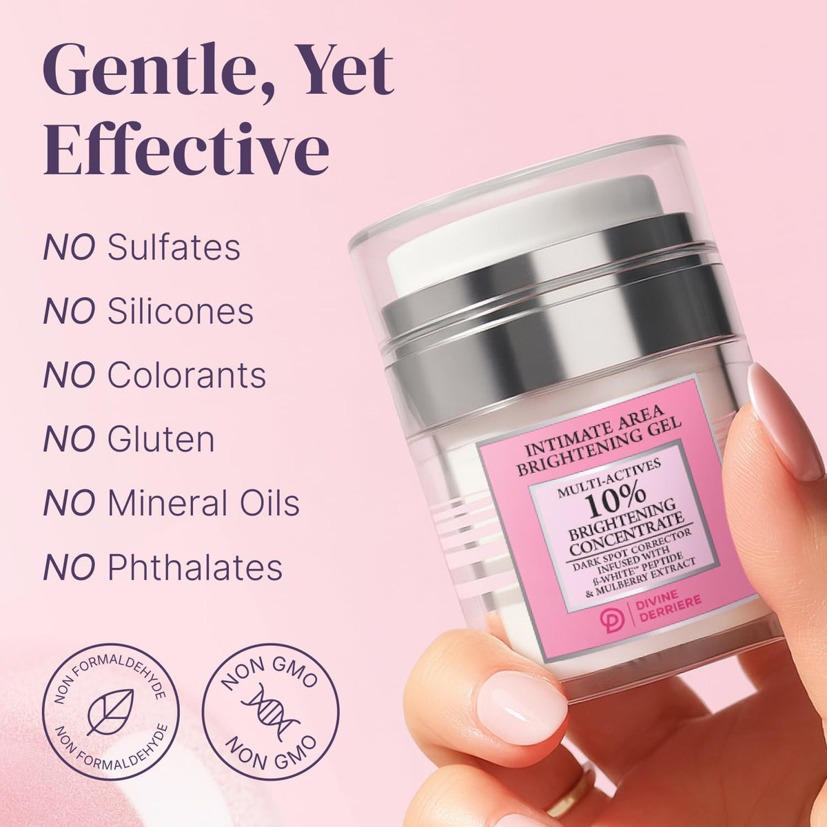 Divine Derriere Intimate Dark Spot Remover for Body, Face, Bikini and Sensitive Areas - Dark Spot Corrector Cream for Intimate Areas Contains Mulberry Extract, Alpha Arbutin, Peptide