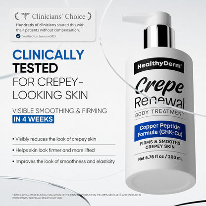 HealthyDerm Crepe Renewal Firming Body Treatment for Crepey Skin
