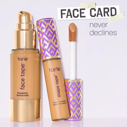 tarte face tape foundation – Full-Coverage Waterproof Makeup, Hydrating & Smoothing, Natural Matte Finish for Transfer-Proof Comfortable Long-Wear Foundation, Vegan & Cruelty-Free, travel size, 22N