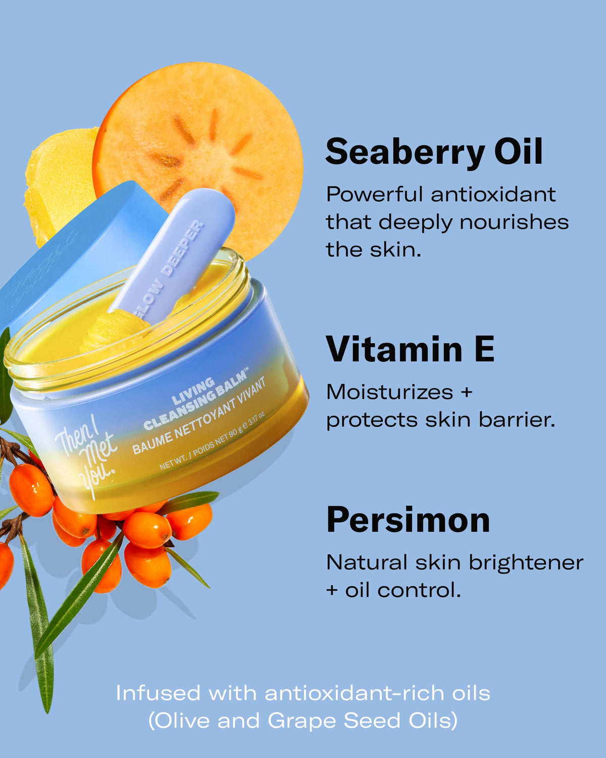 Then I Met You Living Cleansing Balm, Travel Makeup Remover Oil Cleanser