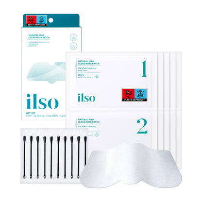 ILSO Clear Nose Patch, Mild Blackhead & Sebaceous Filament Strip (5 pcs)