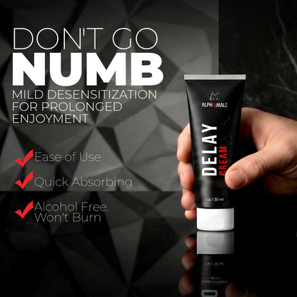 Premium Delay Cream - Last Longer in Bed for Men - Desensitizing Creme