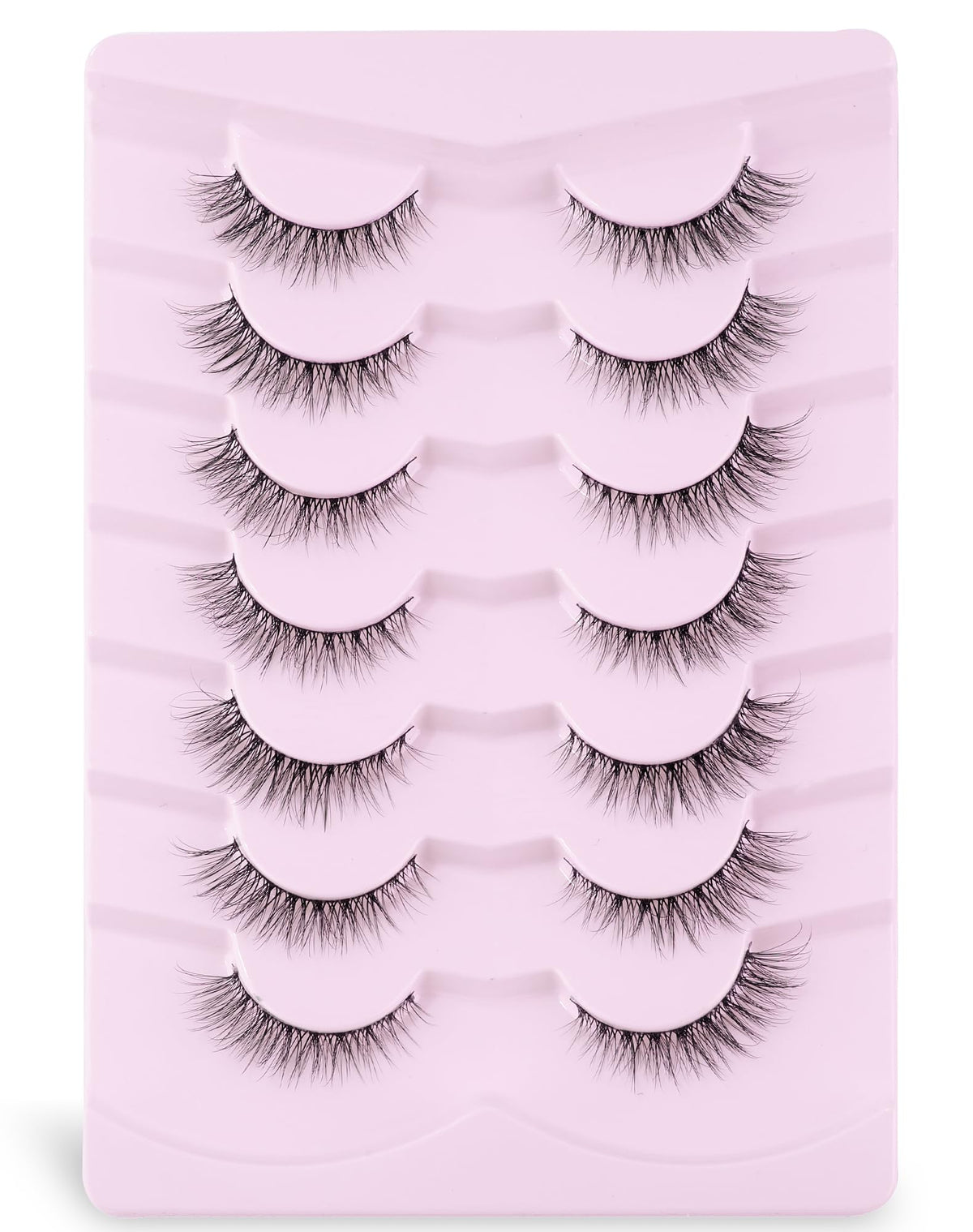 Natural Lashes Mink Natural Eyelashes False Eyelashes Natural Look False Lashes Wispy Eye Lashes Cat Eyelashes Fake Lashes UK222