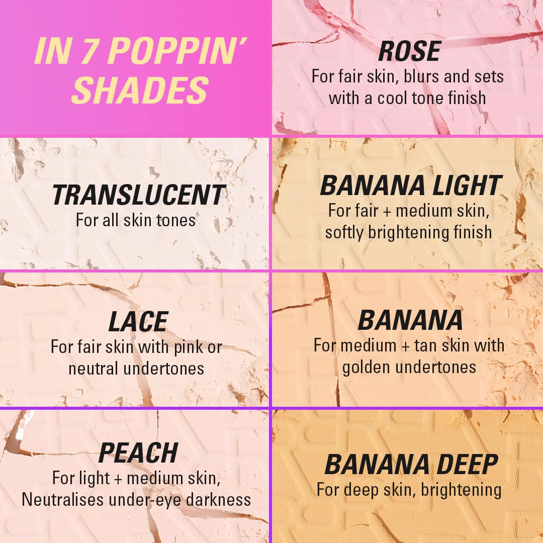 Revolution Powder Pops Instant Blur Setting Powder, Rose