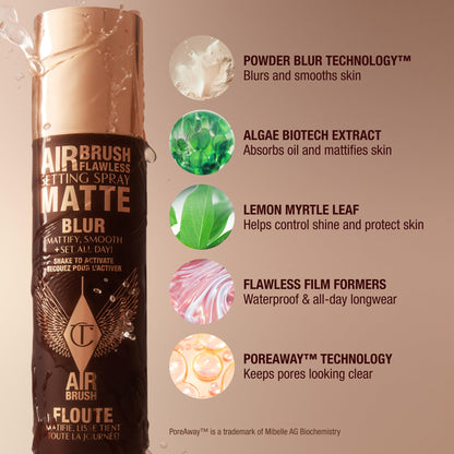Charlotte Tilbury Airbrush Flawless Matte Setting Spray – Waterproof