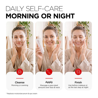 HONGRSMY Time Reverse Cream for Women 25+: Korean Skin Care All-in-One Face Moisturizer with Centella Asiatica, Niacinamide & Hyaluronic Acid - Daily Skincare for Dry Dull Sensitive Skin
