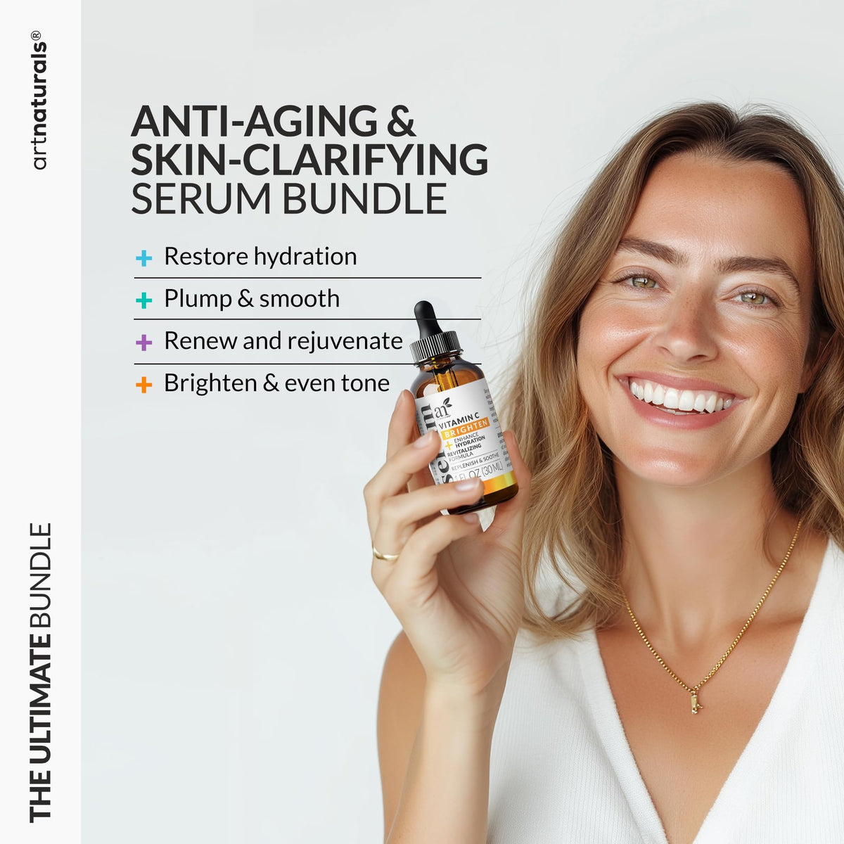 ArtNaturals Vitamin C Skincare Serum Set, 4 Piece