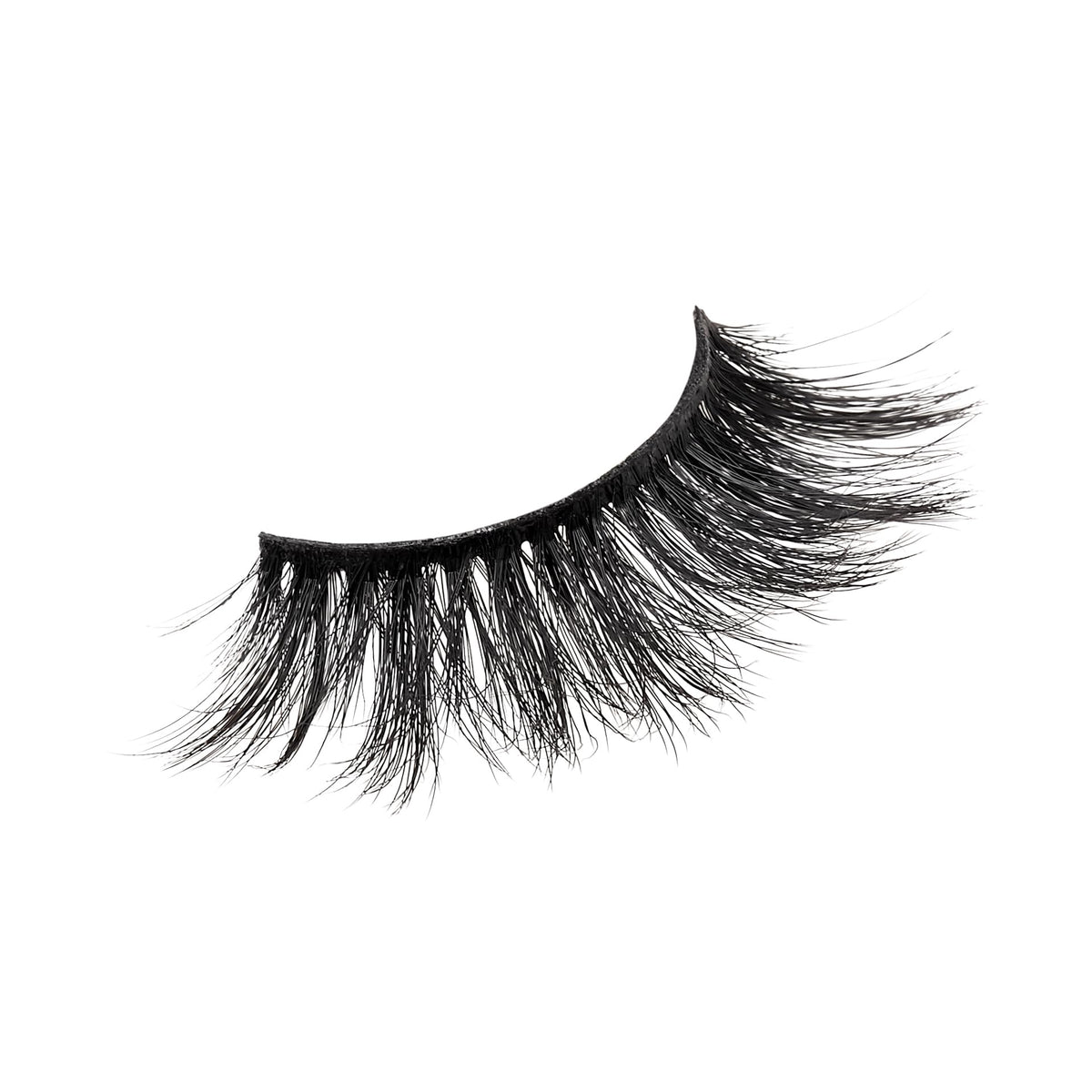 Kiss Matte Black, False Eyelashes, 'Matte Cheviot', 18mm-20mm, Includes 4 Pairs Of Lashes, Easy to Apply, Reusable Lash Clusters