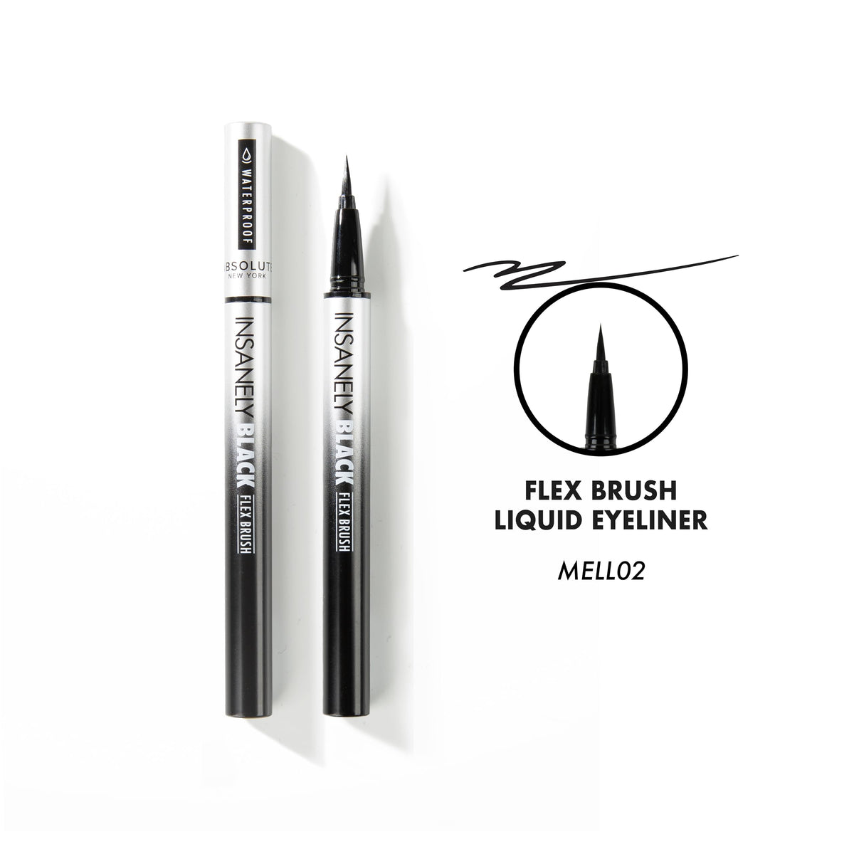 Absolute New York Insanely Black Drawing Felt Liquid Eyeliner