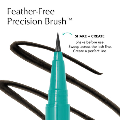 Thrive Causemetics Infinity Waterproof Liquid Eyeliner, Black Matte Shade