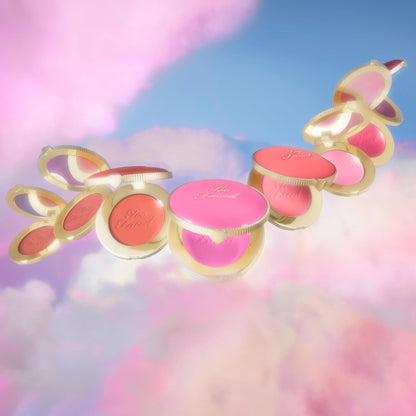 Too Faced Cloud Crush Blurring Blush | Velvety Powder Blush for Cheeks with High-Pigment Formula | 93% Naturally Derived Ingredients, Vegan & Cruelty-Free, Candy Clouds, 0.17 Ounce