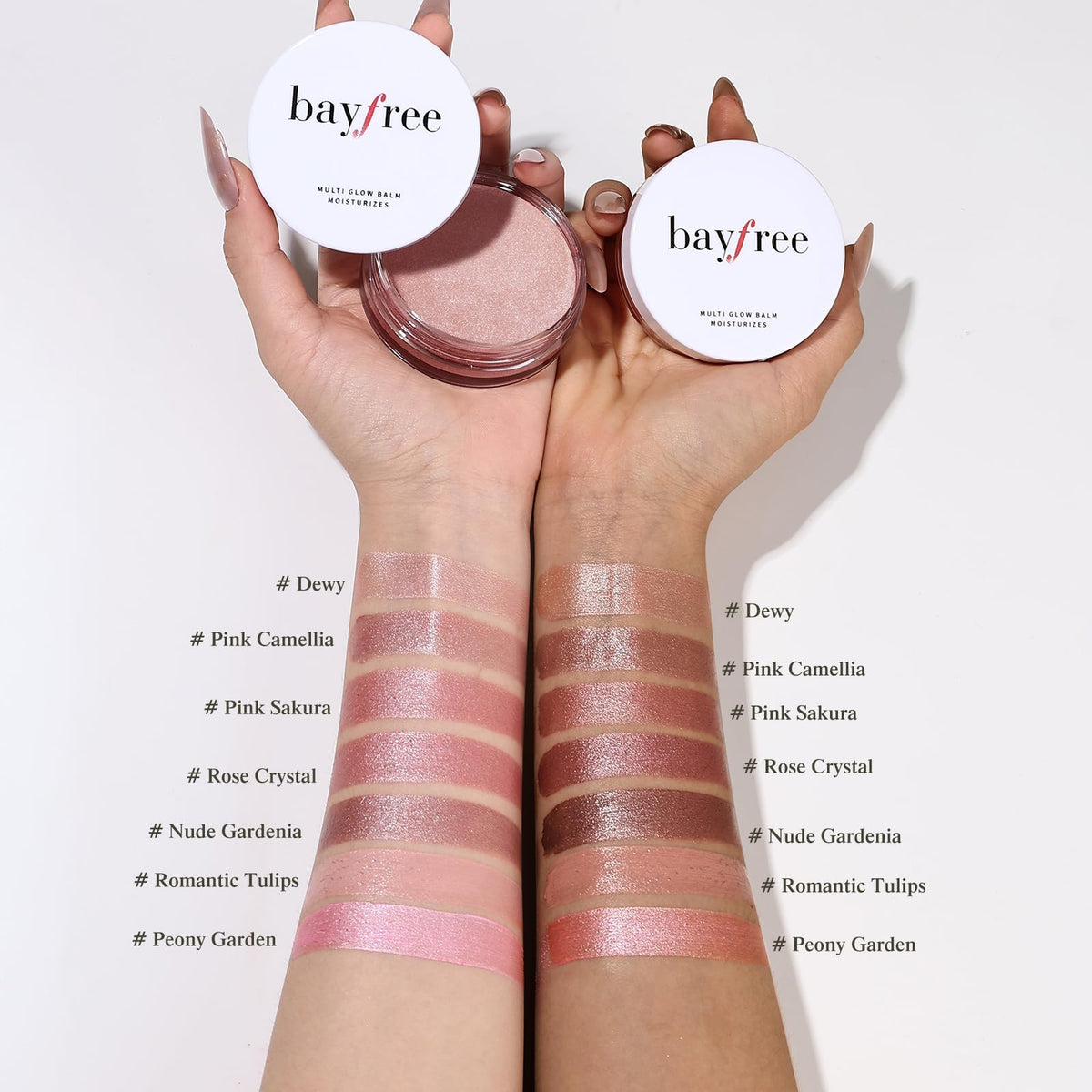 bayfree Multi Glow Balm, Cream Blush for Cheeks Lips & Eyes, Radiant Finish