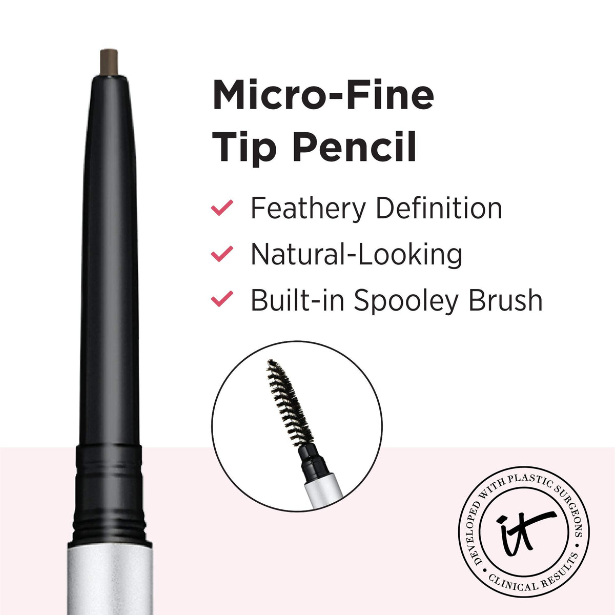 IT Cosmetics Brow Power Micro-fine Eyebrow Pencil - Universal Taupe