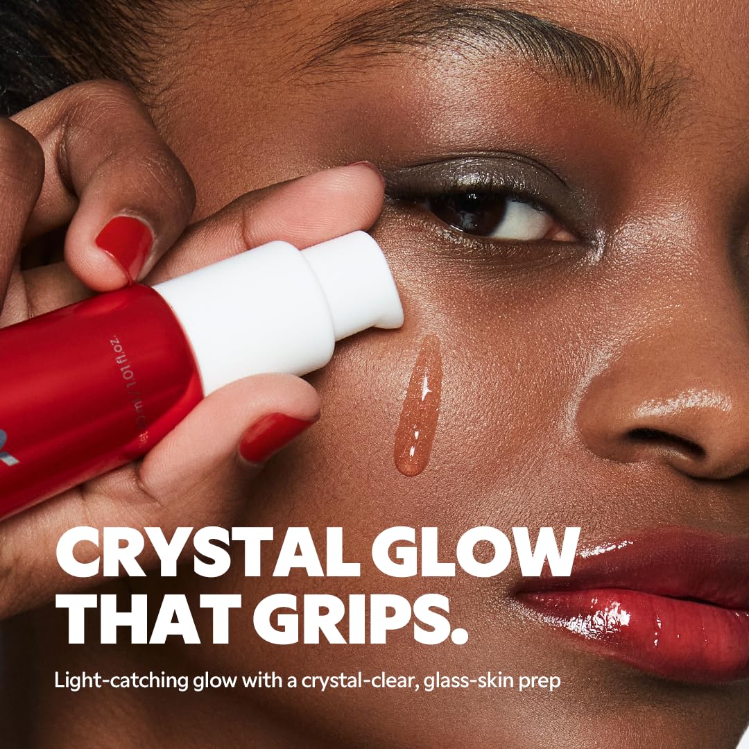 TIRTIR Reflect Glow Prep Primer | Luminous K-Beauty Skincare Primer, 95% Skincare, Clinically Proven Glow, Non-Sticky Grip, All Skin Types, (30ml, 1.01fl.oz)