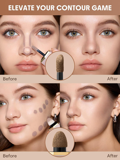 SHEGLAM Precision Sculpt Liquid Contour Duo-Soft Tan