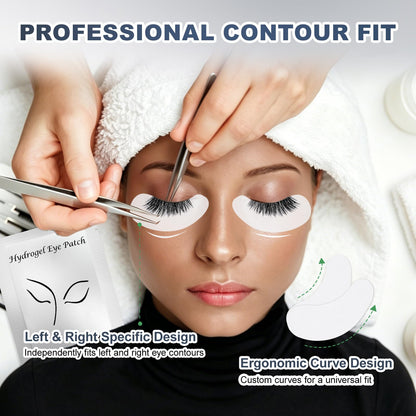 150 Pairs Eye Pads Lash Extensions, Lint Free Gel Pads