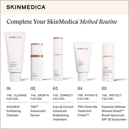 SkinMedica TNS Ceramide Treatment Facial Cream - Hydrating Facial Moisturizer with Peptides & Ceramide Technology to Help Restore Skin's Moisture Balance & Barrier (2 Oz)