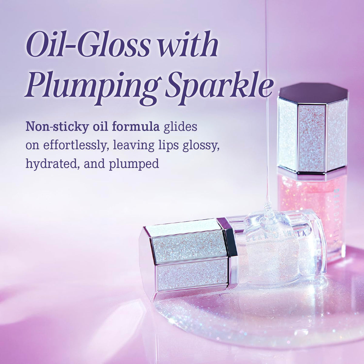 DEARDAHLIA Paradise Sparkle Lip Glaze (Love Stone)