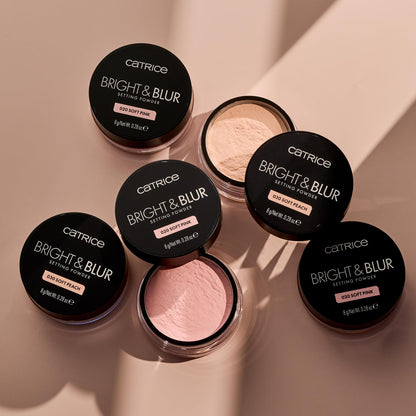 Catrice Bright & Blur Loose Setting Powder (020 | Soft Pink)