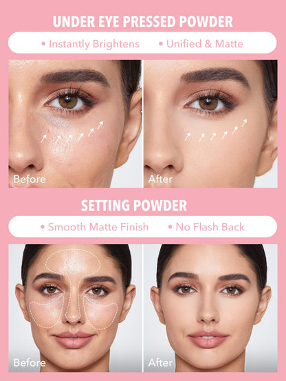 SHEGLAM Insta-Ready Face Powder Loose Under Eye Setting Powder-Bubblegum
