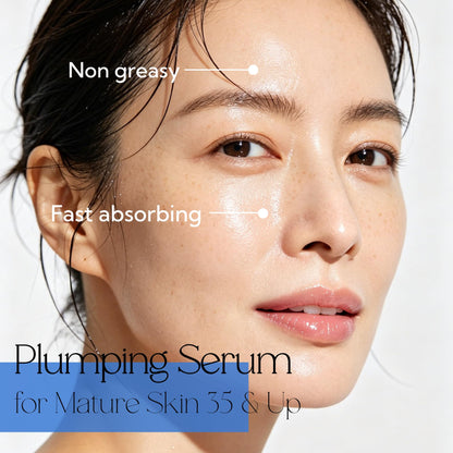WNP Plump PDRN with 8D Hyaluronic Acid Hydrating Facial Serum, 30 Ct