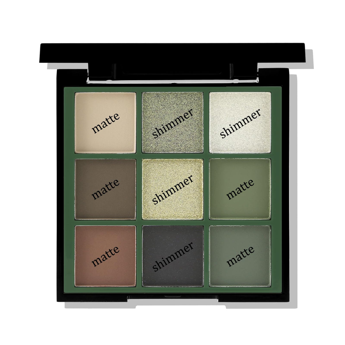 Boobeen Nude Eyeshadow Palette - Matte and Shimmer Makeup, Highly Pigmented Creamy Eye Shadow Powder, Create a Neutral Eye Look, Long Wearing，Easy to Build Dramatic Glamour Looks (Green)