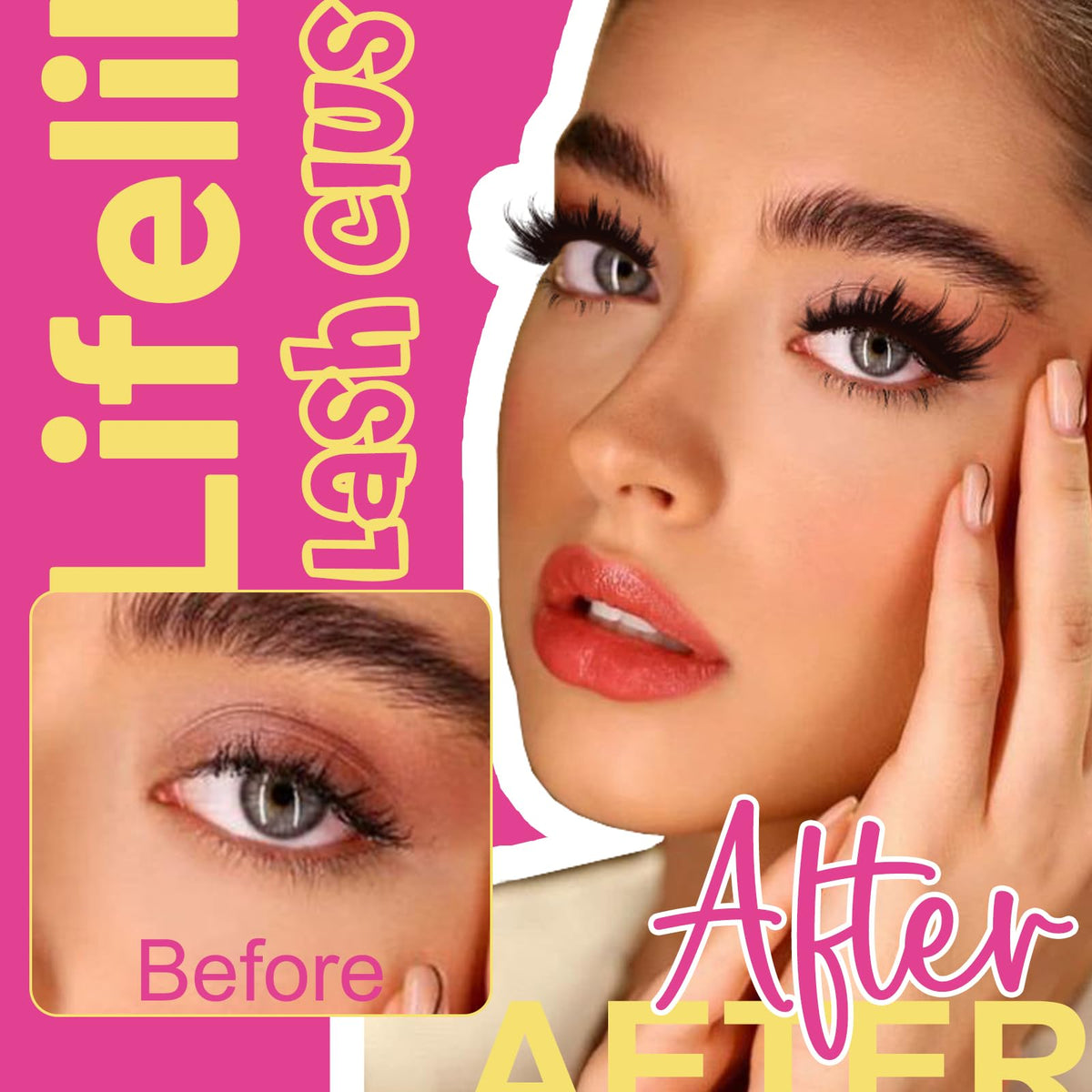 WiWiLINK California Sunset Lash Clusters, 8-18mm Manga Cluster Lashes Only
