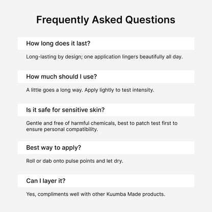 Kuumba Made Persian Garden Fragrance Oil Roll-On, Alcohol-Free, 0.15 Fl Oz