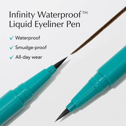 Thrive Causemetics Infinity Waterproof Liquid Eyeliner, Black Matte Shade