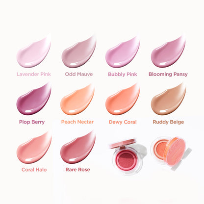 JUNG SAEM MOOL Artist Cushion Blush Dewy | Blooming Pansy