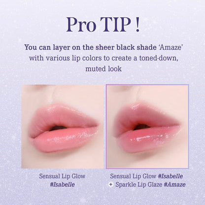 DEARDAHLIA Paradise Sparkle Lip Glaze (Love Stone)