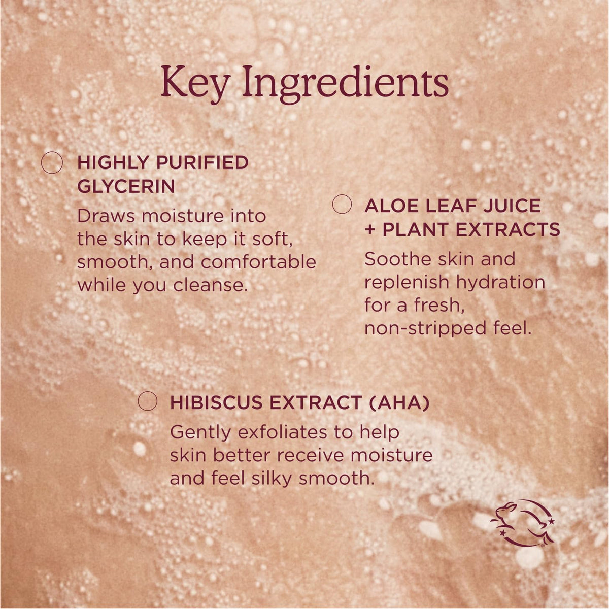 HANNI Rich Rinse Hydrating Serum Body Wash, Glycerin + Aloe, 325 mL/11 oz