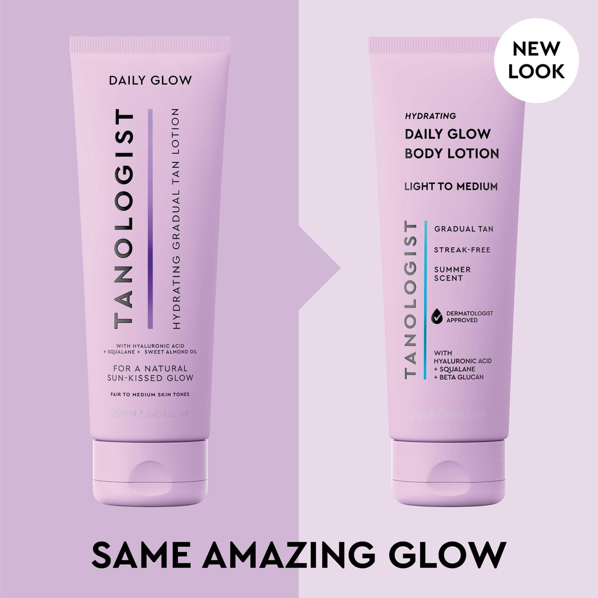 Tanologist Hydrating Daily Glow Body Lotion, Light/Medium, 8.45 fl oz