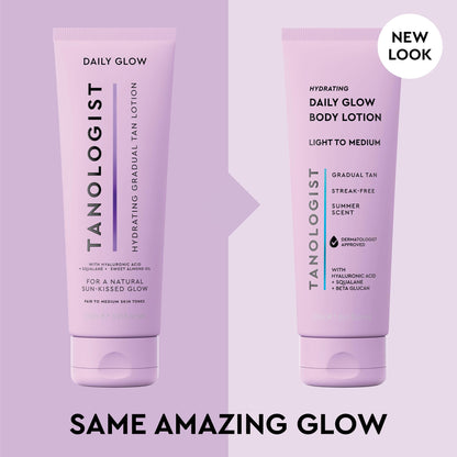 Tanologist Hydrating Daily Glow Body Lotion, Light/Medium, 8.45 fl oz