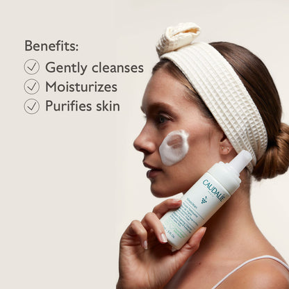 Caudalie Vinoclean Gentle Instant Foaming Facial Cleanser - 150 mL