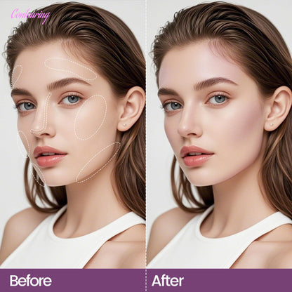 Noerrors Taupe to Mauve Cool Toned Contour Palette for Fair Pale Olive Skin