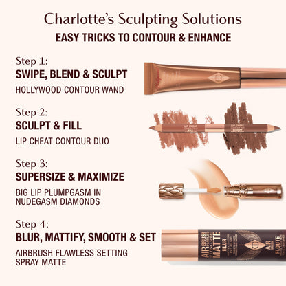 Charlotte Tilbury Lip Cheat Contour Duo - Dual-Sided Lip Liner Pencil