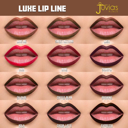 Juvia's Place Luxe Lip Liner Scorpio - Long Lasting Matte Finish Makeup