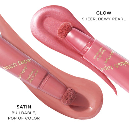 tarte blush tape liquid blush – Buildable Cream Cheek Makeup, Lightweight Formula, Blurs appearance for Radiant Glow, Vegan & Cruelty-Free, full size, berry