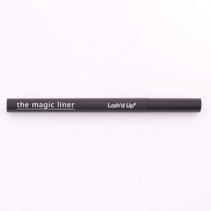 Lash'd Up Lash Glue & Eyeliner Hybrid (Extra-Strength, Black) Glue Liner Pen Waterproof for False Lashes, Strong Hold 0.06 Oz.
