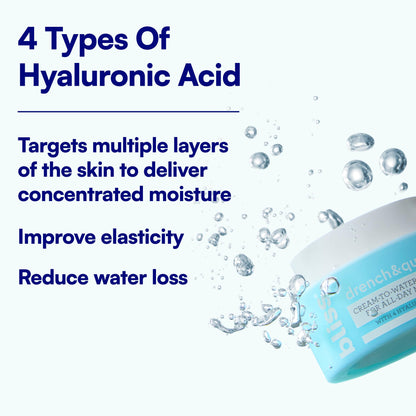Bliss Drench & Quench Hyaluronic Acid Face Moisturizer - 1 Fl Oz - Skincare